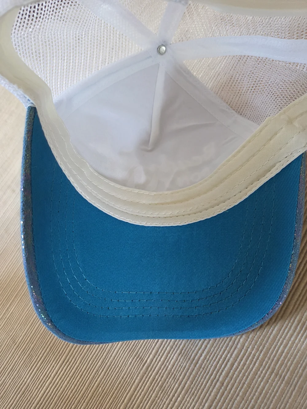 Iridescent 'Beach Hair Don't Care' Trucker Hat
